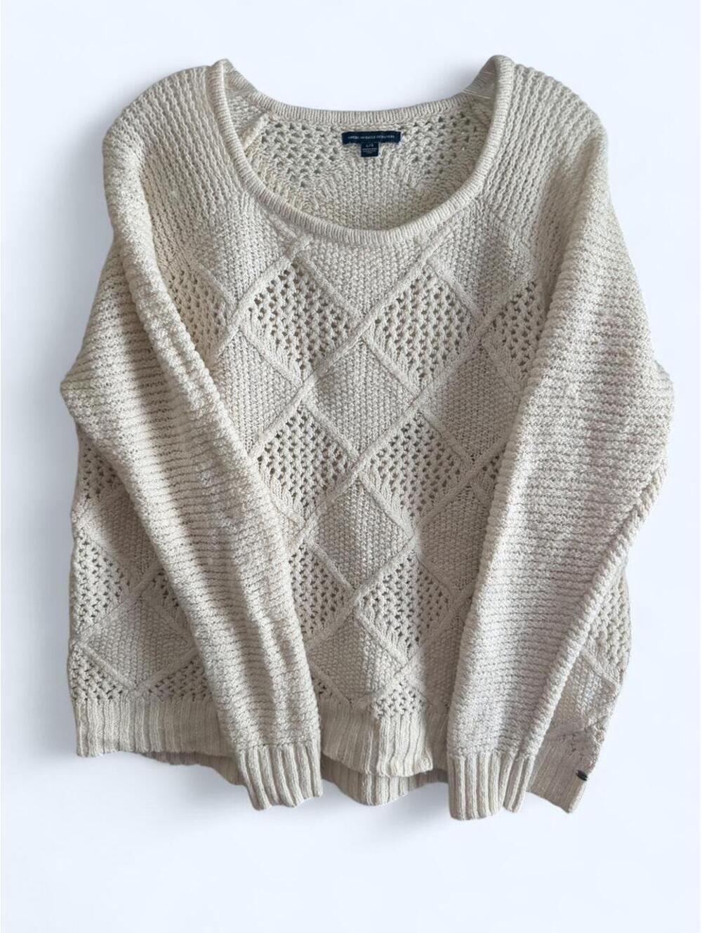 American Eagle Cream sweater